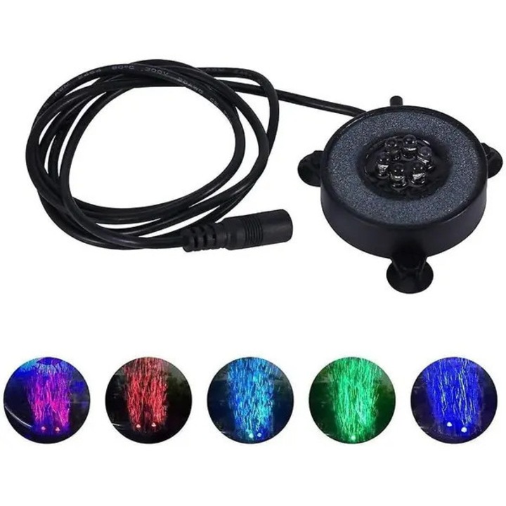Lampa submersibila pentru acvariu, 6 LED-uri, multicolor, 1.2w, 12x5cm