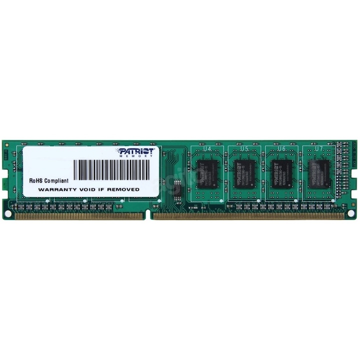 Памет Patriot 4GB, DDR3, 1333MHz, CL9