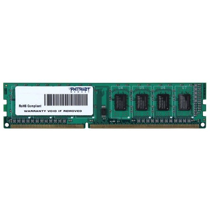 Памет Patriot 4GB DIMM, DDR3, 1600MHz, CL11, 1.5V
