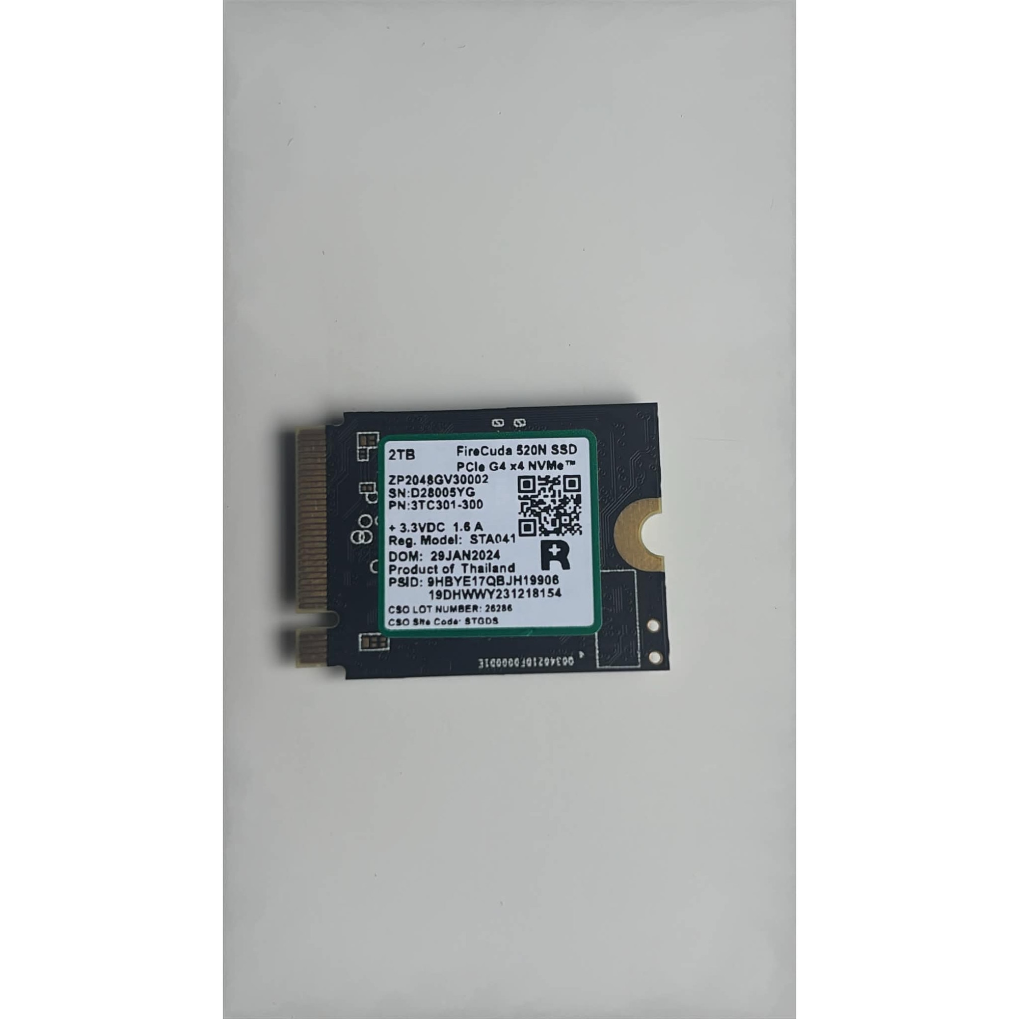 SSD SEAGATE FireCuda 520N 2TB NVMe PCIe G4 X4 - eMAG.ro