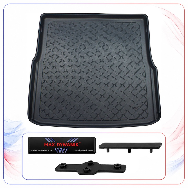Covor de protectie pentru portbagaj – destinat autoturismului: Volkswagen Passat B8 Break 5D din 2014 / Volkswagen Passat B8 Variant GTE Plug-in Hybrid din 2015 pana in 2023