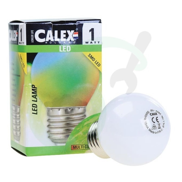LED Színes Izzó E27 RGB 1W