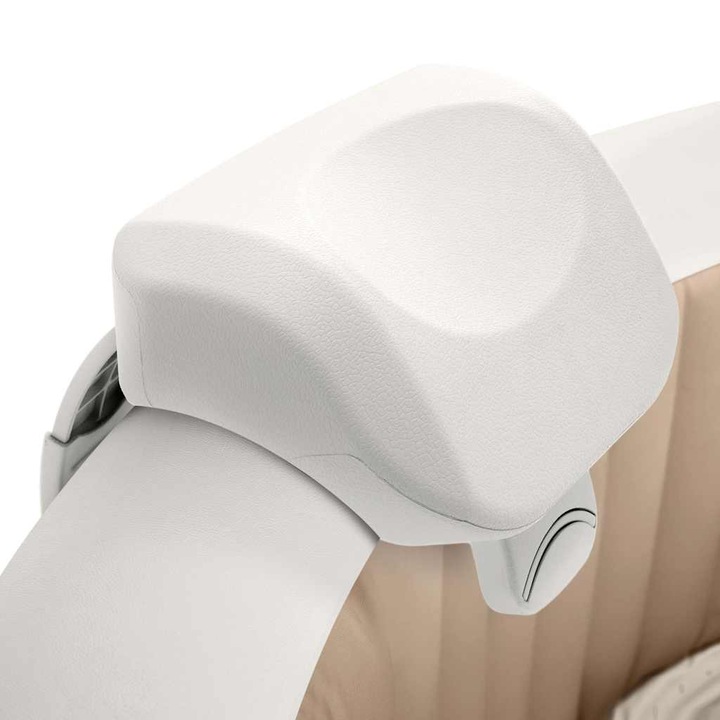 Tetiera Premium PureSpa INTEX, alb, 28x23x17 cm, spuma