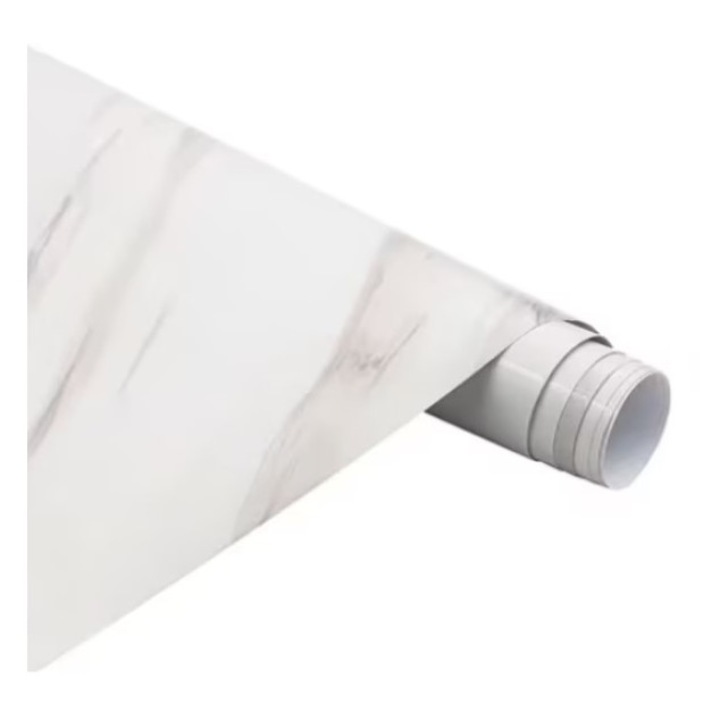 CoolShop Öntapadós Fólia, Konyhába, Öntapadós Matrica Típusú, Munkalapra és Bútorra, Fehér, 60 x 200 cm