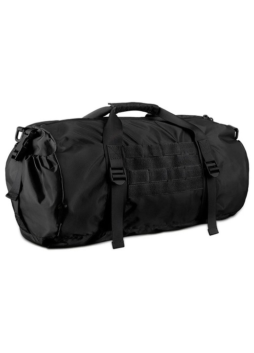 Geanta duffel convertibila, Geanta sport si de voiaj, Capacitate mare, Bretea de umar reglabila, Pentru sala, calatorii, camping, Negru