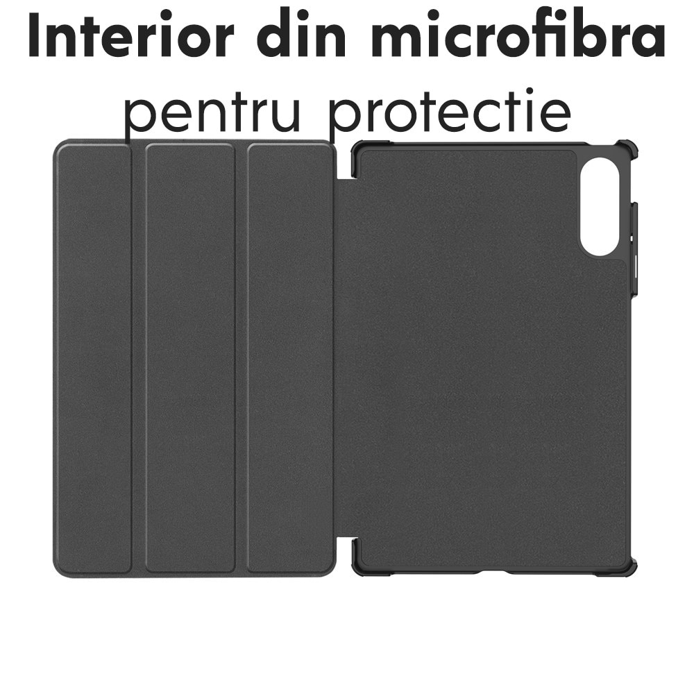 Husa de protectie pentru Samsung Galaxy Tab S11 Ultra / Tab S12 Ultra DaDen FoldPro, Mod stativ, Unghi pana la 65°, Piele ecologica, Starry Night