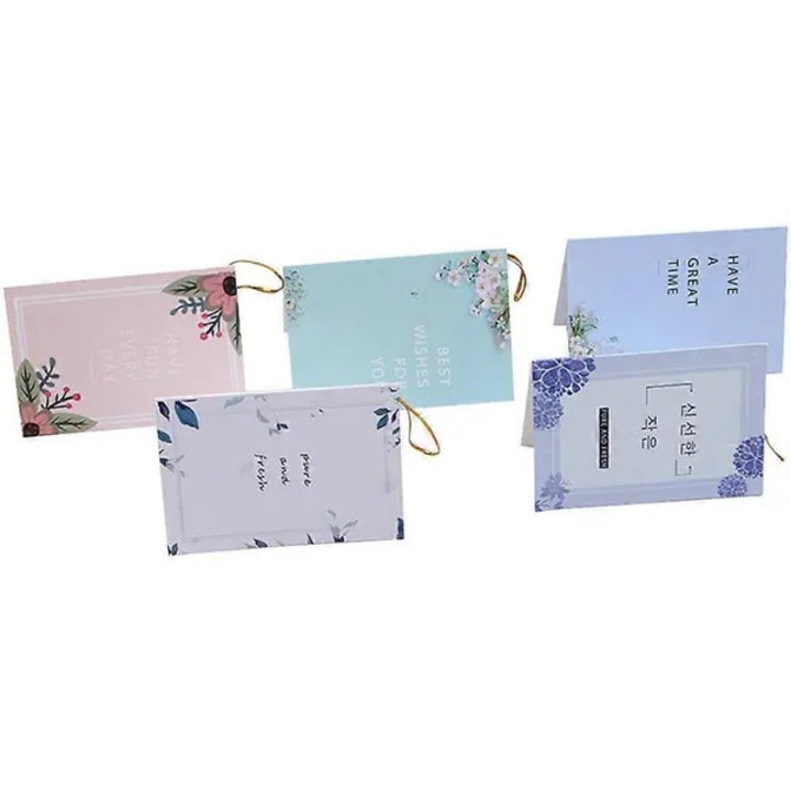 Set 128 felicitari hartie multicolor 9.2x6.3x1cm