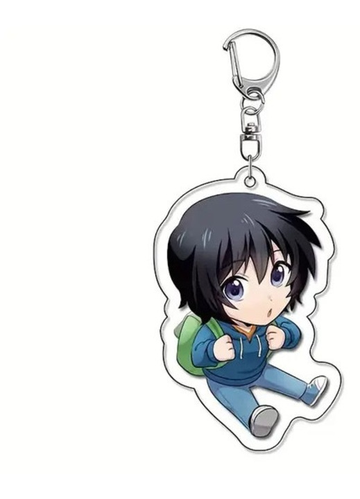 Anime akril kulcstartó szett nőknek, többszínű