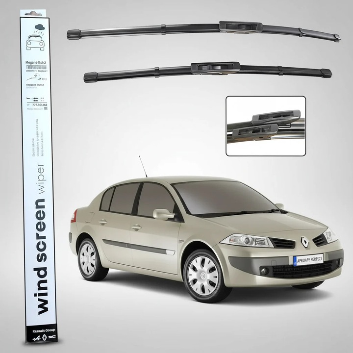Eredeti Renault Megane II LM Ablaktörlő Lapát Készlet 600/450mm