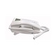 Telefon fix pentru seniori, afisaj apelant, alb, compact