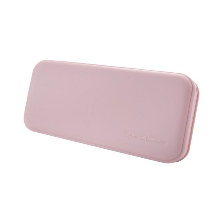 Penar simplu, capacitate mare, plastic, 20.5x9.3x3cm, albastru