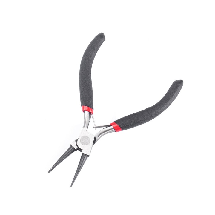 Kerek fogó 4.5 inch fekete fém 110x45mm 1 db-os készlet
