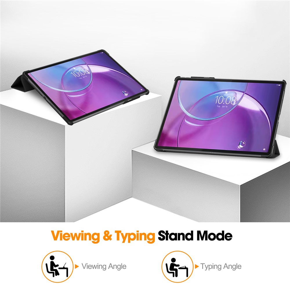 Husa pentru Lenovo Idea Tab Pro Gen 2 13 inch Lightweight Slim, tip stand, functie sleep/wake-up si inchidere magnetica, protectie 360 - bordeaux