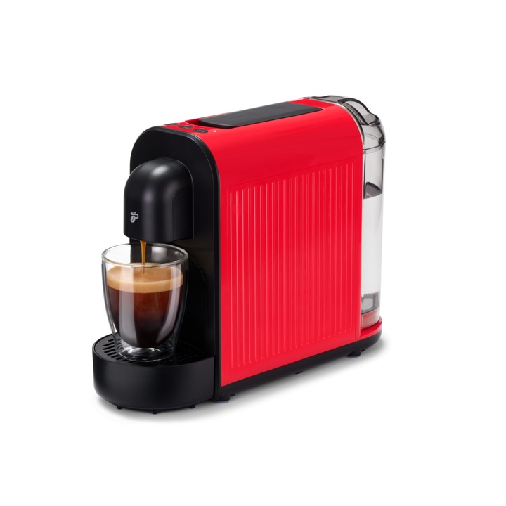 Espressor Tchibo Cafissimo Now 701438, 670 ml, 15 bari, 1250W, capsule, Rosu