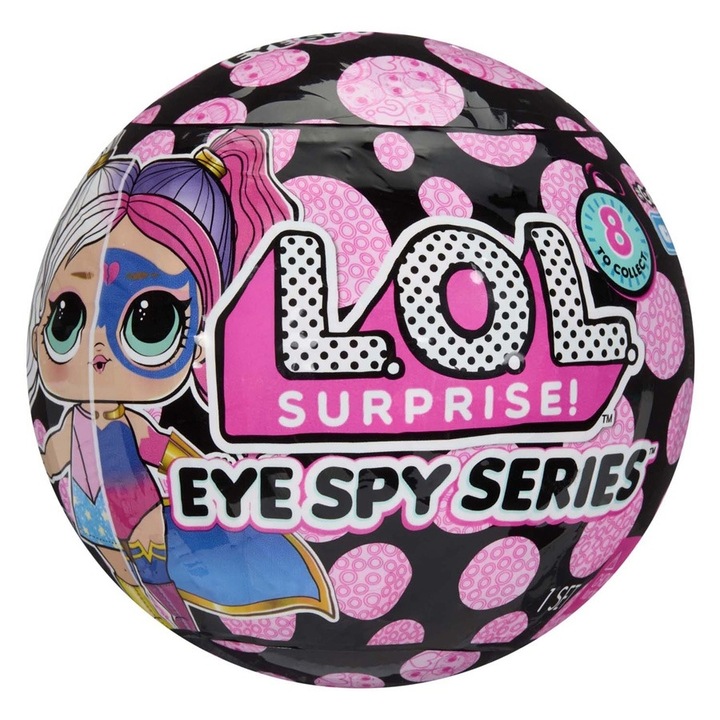 L.O.L. Surprise Eye Spy Pop – Meglepetés baba kódokkal, nyomokkal és kiegészítőkkel, 4+ év