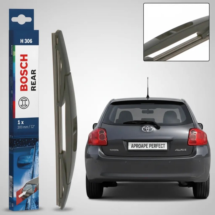 Hátsó ablaktörlő Toyota Auris E15 2006-2012, Bosch Rear H306