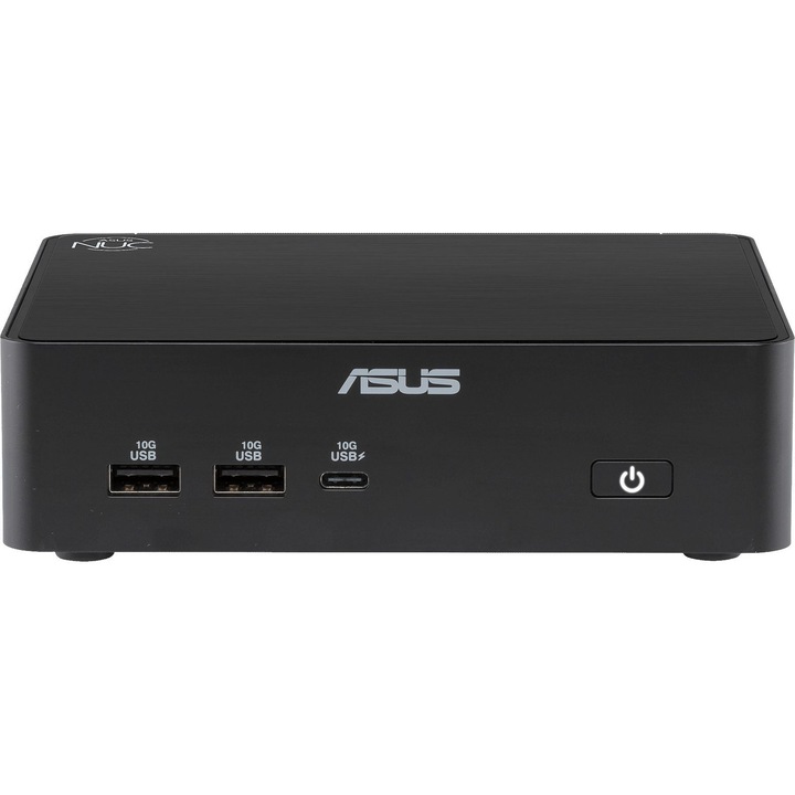 Настолен компютър ASUS NUC 16 Pro Mini, Процесор Intel Core Ultra 5 325 (1.6/4.5GHz, 12M), 0 GB, Поддържа M.2 NVMe SSD, 512 GB SSD M.2 NVMe, Intel Graphics 4 Xe3, Windows 11 Home