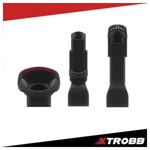 Aspirator Auto Portabil Xtrobb ProVac 100W, Motor Brushless BLDC, 16000 Pa, Filtru HEPA Dublu, Fara Fir, 2 Trepte Putere, Autonomie 30 min, Negru/Gri