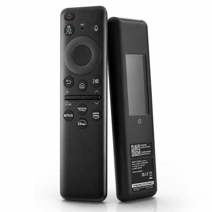 Telecomanda Samsung Smart，pentru Neo QLED, Crystal UHD si OLED 4K, Negru
