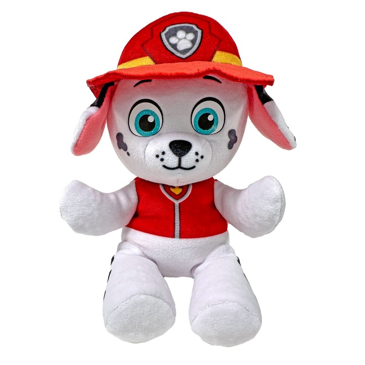 Jucarie de plus TY Beanie Babies, Paw Patrol, Marshall, 15 cm