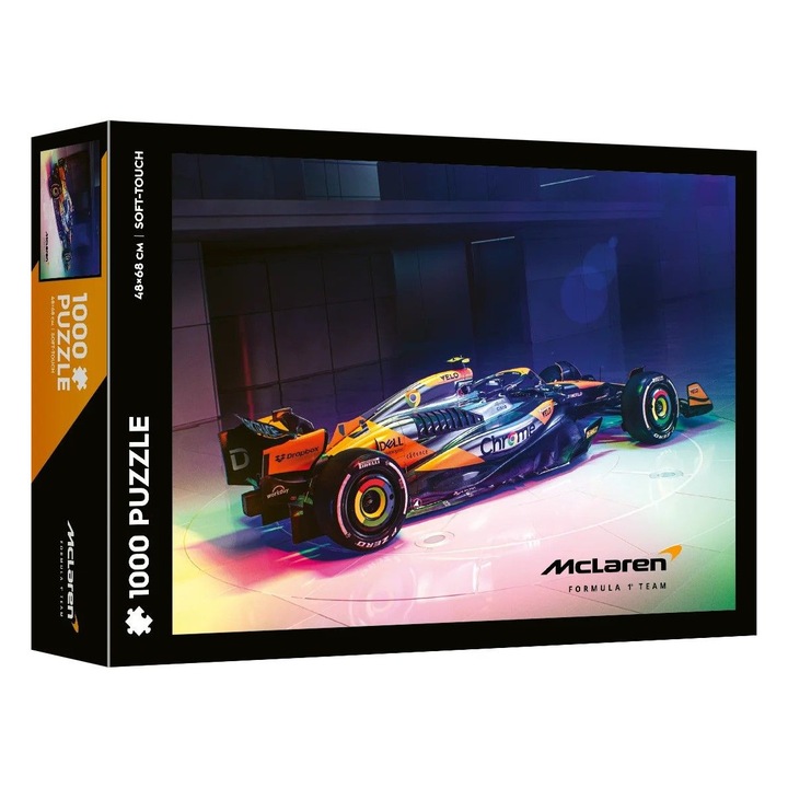 Puzzle Trefl Soft Touch, Formula 1: McLaren, Chrome, 1000 piese