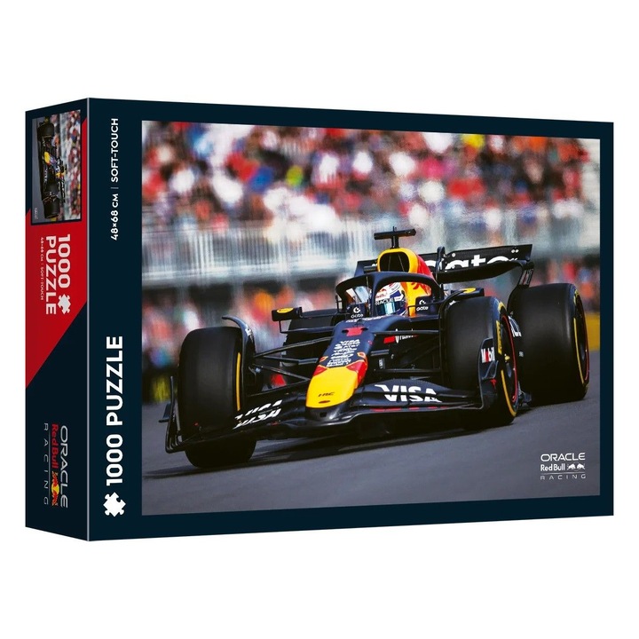 Puzzle Trefl Soft Touch, Formula 1: Red Bull Racing, Viteza si precizie, 1000 piese