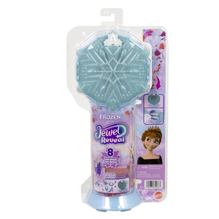 Papusa Disney Frozen, Jewel Reveal, Anna