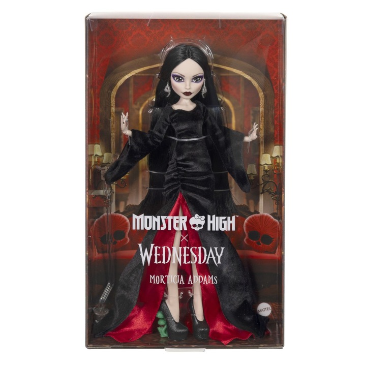 Papusa Monster High - Wednesday, Morticia Addams