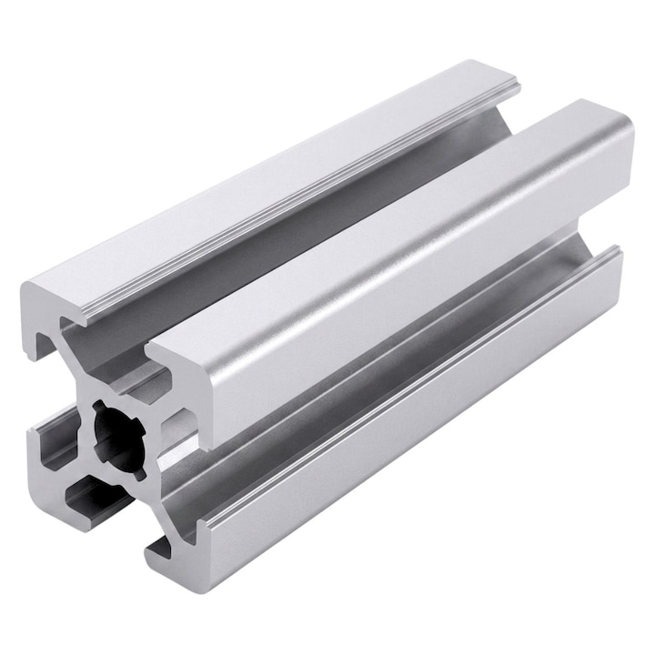 Profil aluminiu T-SLOT 2020 argintiu - 70 cm