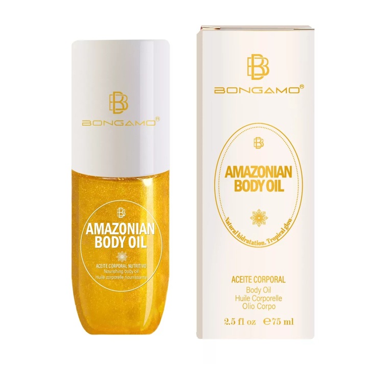 Bongamo Amazonian testolaj csillogó hatással, 75 ml