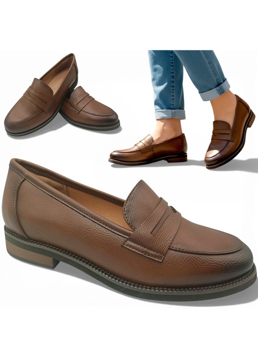 Mocasini dama, Potocki, eleganti, maro, fara toc, confortabili