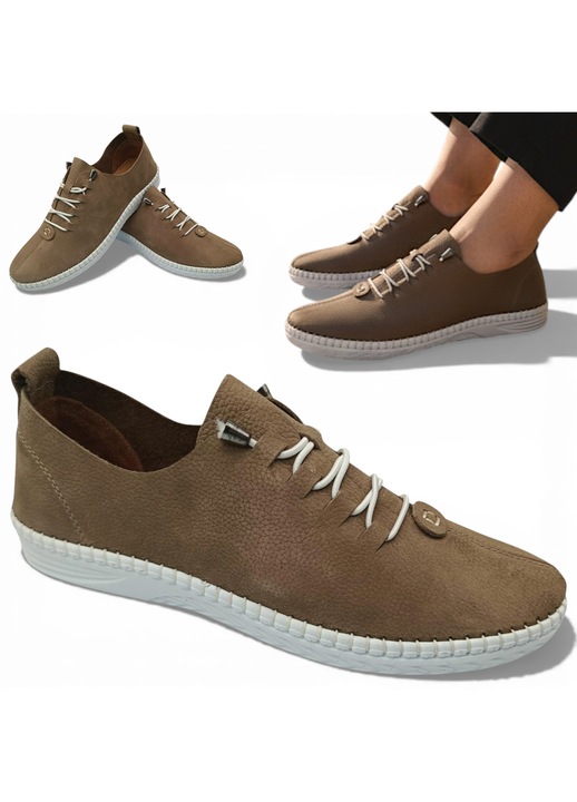 Pantofi casual dama, Loretta Vitale, piele naturala, eleganti, de primavara
