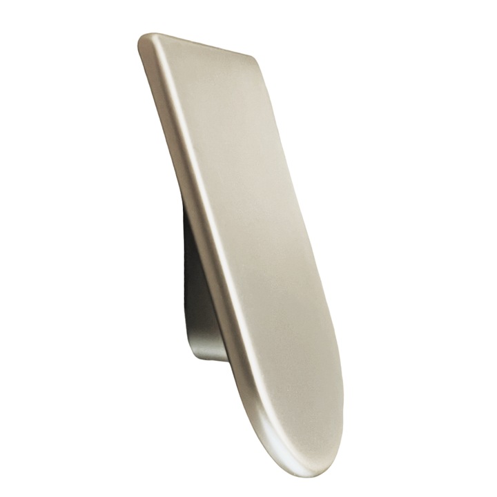 Tana bútorgomb, szatén nikkel kivitel, 30.8 × 48.75 mm