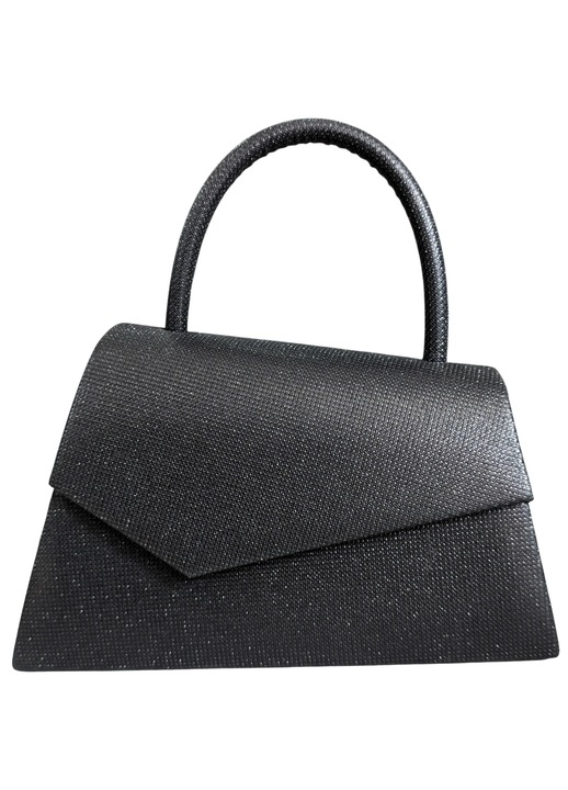 Geanta plic eleganta neagra de ocazie asimetrica