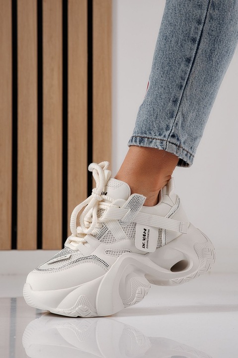 Pantofi dama, OneFashionRoom, Zaira, Alb