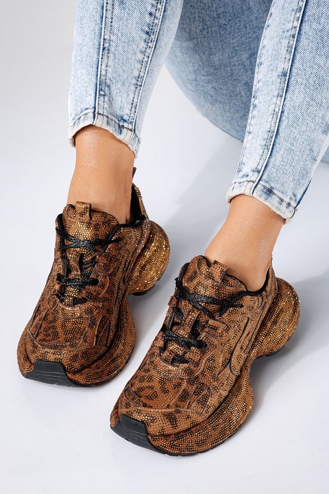 Pantofi dama, OneFashionRoom, Bia, Animal print