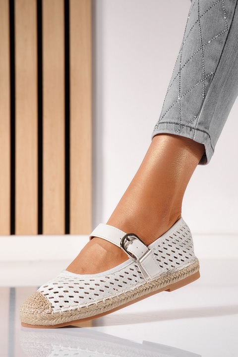 Pantofi dama, OneFashionRoom, Eda, Alb