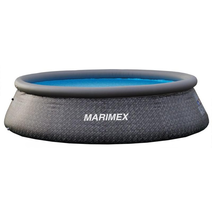 Marimex Tampa Rattan, Felfújható medence, 3, 66x0, 91m, Kör alakú, 6700 l űrtartalom, Szürke