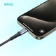 1TECH BWOO BO-X288C adat- és gyorstöltő kábel, USB-C-ről USB-C-re, 3 méter, Megerősített, Fekete