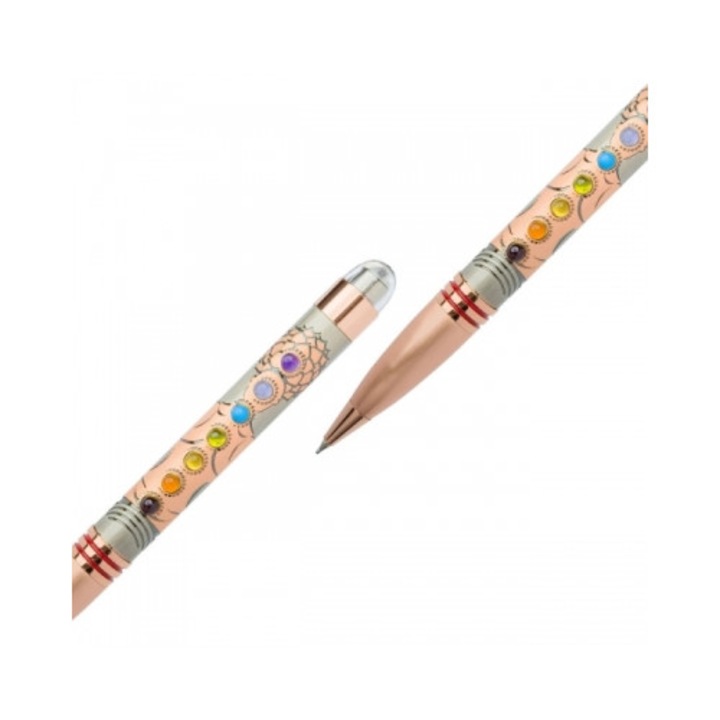 Pix Chakra csavarós mechanizmussal, Parker típusú betéttel, 0,6 mm-es rozsdamentes acél heggyel