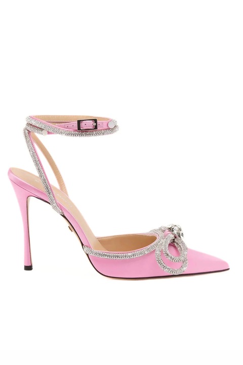 Pantofi dama, Mach & Mach Double Bow, Roz, 38.5