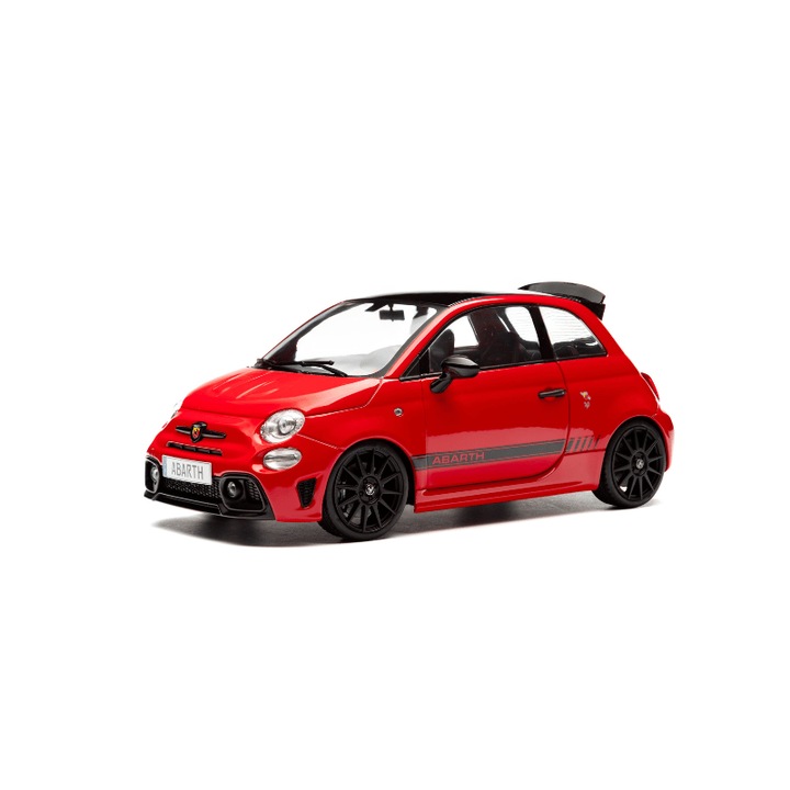 Macheta auto Fiat F595 Abarth, Solido Works, Piros, 2023, 1:18, Solido