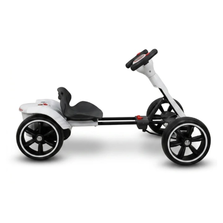 Elektromos gokart HARKRAFT 24V gyerekeknek 3-8 éves korig – FEHÉR