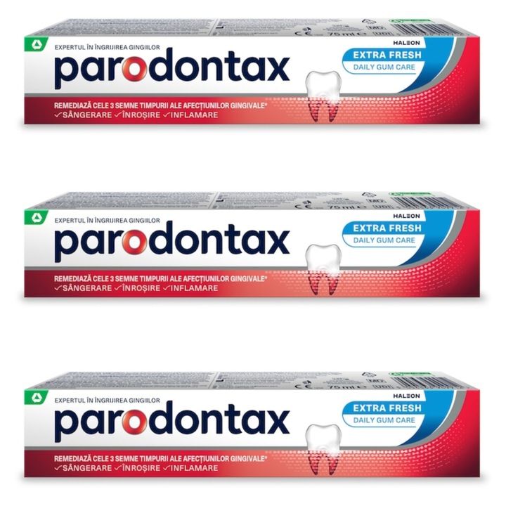 Set 3X Pasta de dinti parodontax Extra Fresh, 75 ml