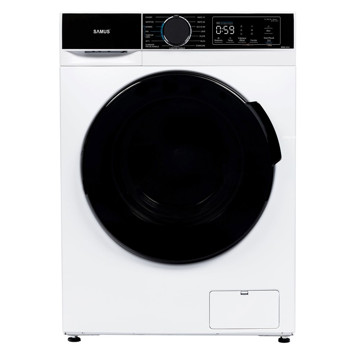 Masina de spalat rufe Samus WSADI-9147, Capacitate 9 kg, 15 programe, Motor Inverter