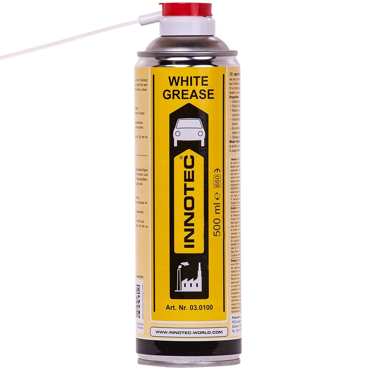 Vazelin spray fehér, Innotec, 500ml, vízálló, korróziógátló