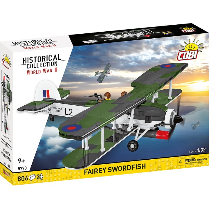 Set de Construit Fairey Swordfish, 806 piese