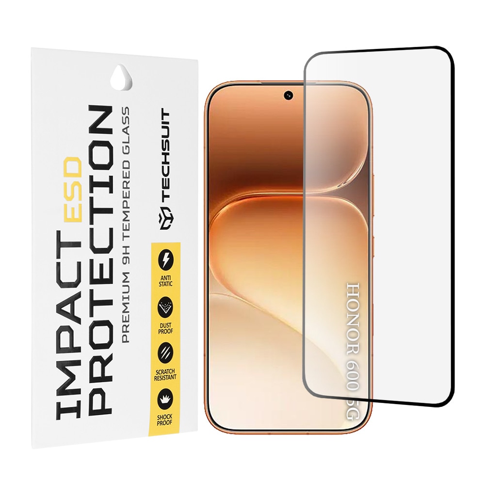 Techsuit - ESD Glass - Honor 600 / 600 Pro - Black