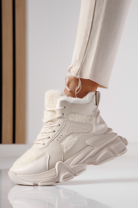 Ghete dama, OneFashionRoom, Sevgi, Bej, 37 EU