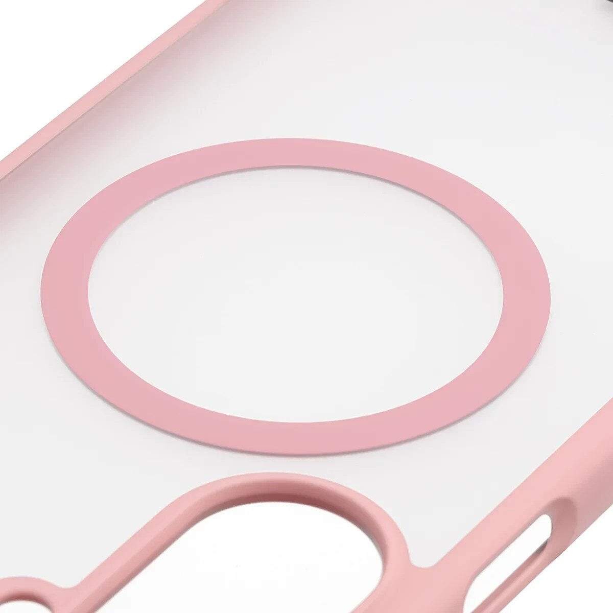 Carcasa Bizon MatteO cu MagSafe compatibila cu Samsung Galaxy A27 5G, Roz
